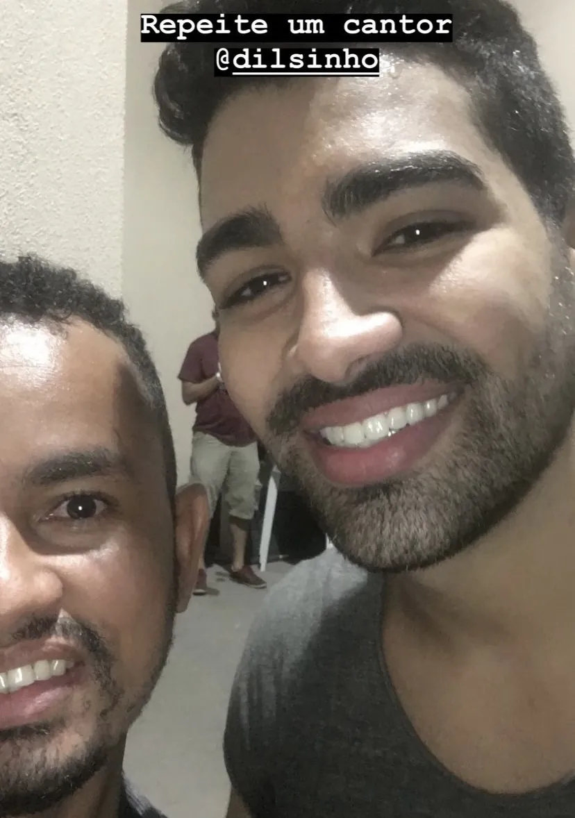 Júnior com Dilsinho